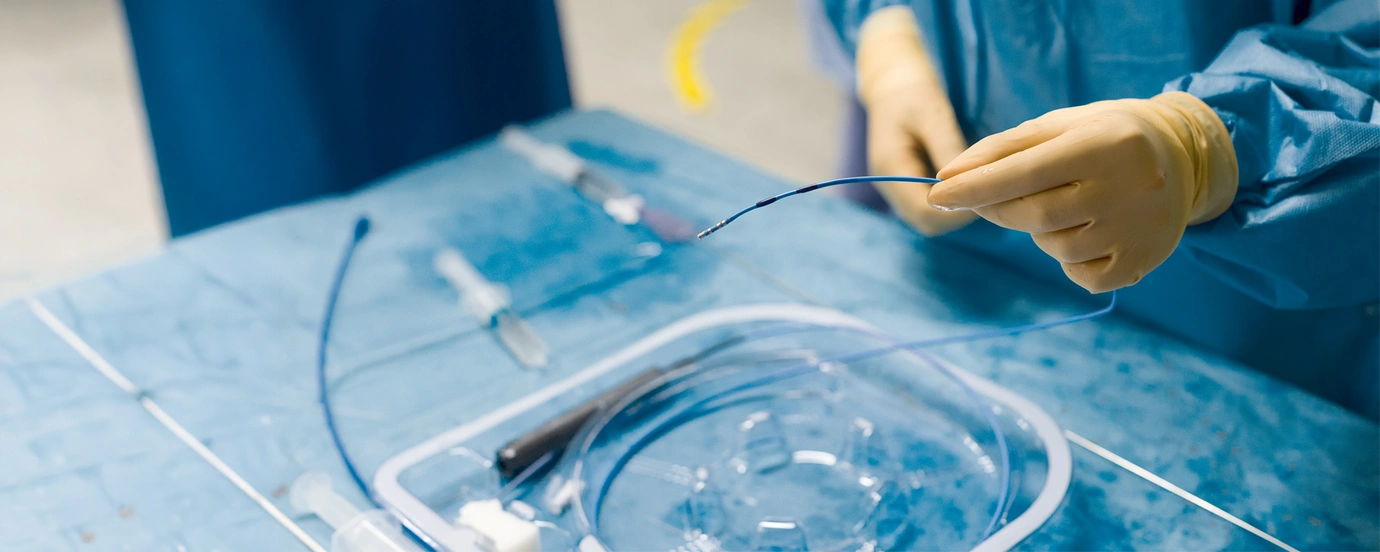 Herzkatheterspritzen im OP-Saal